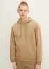 Denim Tom Tailor Printed Hoodie Splashed Clay Beige