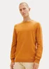 Tom Tailor Mottled Knitted Sweater Rusty Orange Burned Melange