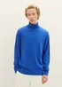 Tom Tailor Basic Turtleneck Knit Shiny Royal Blue