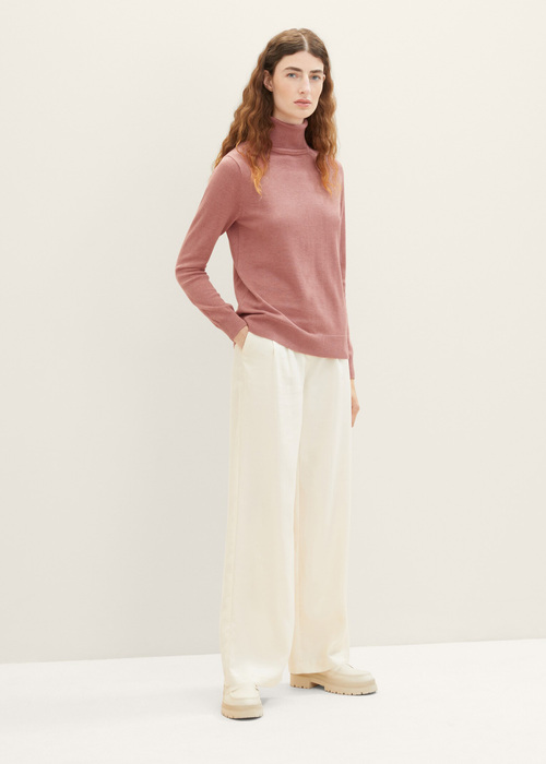 Tom Tailor Basic Turtleneck Pink - 1037746-33157