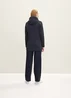Tom Tailor Fleece Jacket With A Hood Navy Twill Structure