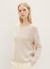 Tom Tailor V Neck Knitted Sweater Clouds Grey Melange - 1039242-32398