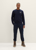 Tom Tailor Sweatshirt With A Print Sky Captain Blue - 1040047-10668