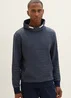 Tom Tailor Sweatshirt In A Melange Look Sky Captain Blue White Melange