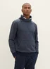 Tom Tailor Sweatshirt In A Melange Look Sky Captain Blue White Melange