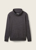 Tom Tailor Sweatshirt In A Melange Look Sky Captain Blue White Melange - 1039574-19024