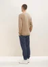 Tom Tailor Simple Knitted Jumper Hazel Brown Melange