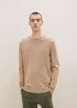 Tom Tailor Simple Knitted Jumper Hazel Brown Melange - 1012819-31089