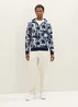 Tom Tailor Sweatshirt With An All Over Print Teal Big Letter Design