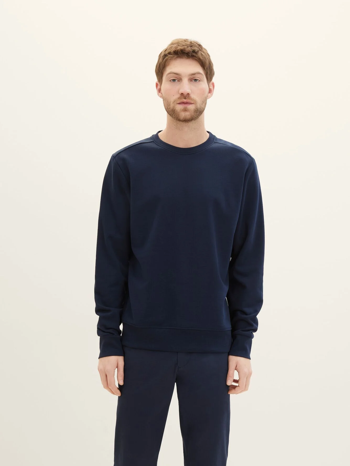 Tom Tailor Basic Sweatshirt Sky Captain Blue