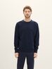 Tom Tailor Basic Sweatshirt Sky Captain Blue - 1040828-10668