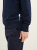 Tom Tailor Basic Sweatshirt Sky Captain Blue - 1040828-10668