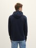 Tom Tailor Hoodie With A Logo Print Sky Captain Blue - 1040834-10668