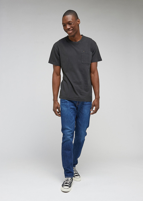 Lee Relaxed Pocket Tee Washed Black - LL02FPON