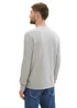 Tom Tailor Soft Sweater With A Round Neck Grey Heather Melange