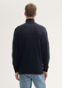 Tom Tailor Sweatshirt Standup Collar Sky Captain Blue - 1043260-10668