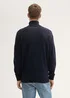 Tom Tailor Sweatshirt Standup Collar Sky Captain Blue