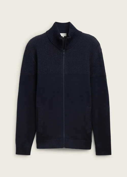 Tom Tailor Sweatshirt Standup Collar Sky Captain Blue