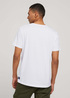 Tom Tailor T Shirt W Print White - 1025891-20000