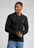 Lee Long Sleeve Pique Polo Black