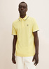 Tom Tailor Piqu Polo Shirt Yellow Curd Streaky Two Tone - 1031601_29832