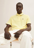 Tom Tailor Piqu Polo Shirt Yellow Curd Streaky Two Tone - 1031601_29832