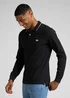 Lee Long Sleeve Pique Polo Black