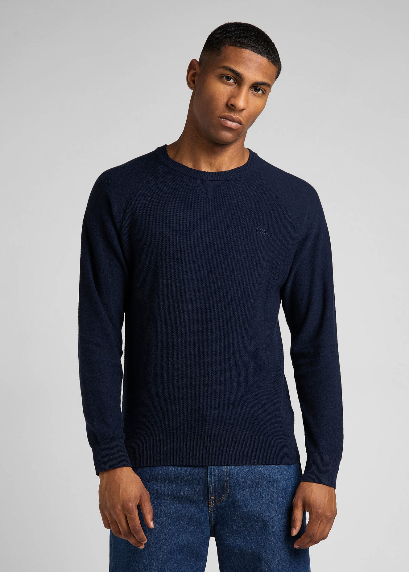 Lee Core Reglan Knit Sky Captain - L83PKHHY