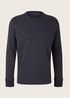 Tom Tailor Long Sleeve T Shirt Blue Grey - 1034381-10304