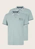Tom Tailor Polo Shirt With Logo Embroidery Ocean