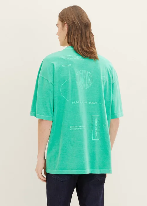 Denim Tom Tailor Tshirt Fresh Peppermint