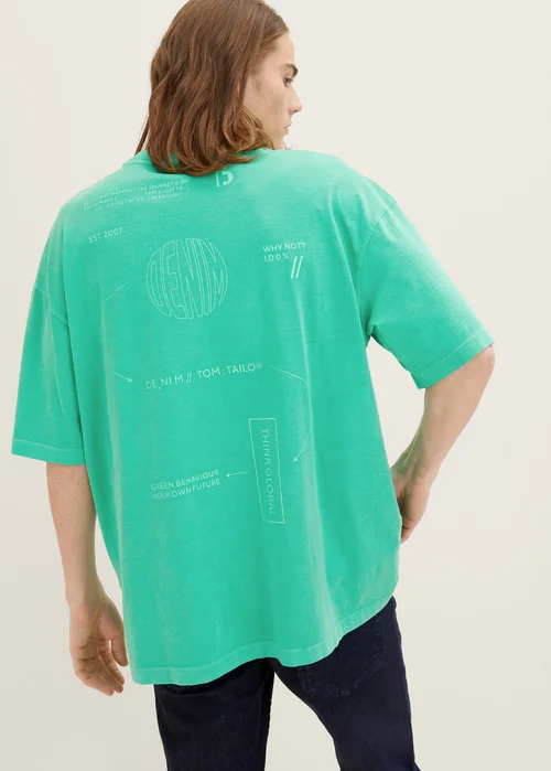 Denim Tom Tailor Tshirt Fresh Peppermint