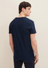 Denim Tom Tailor T Shirt With A Chest Pocket Sky Captain Blue - 1030694-10668