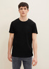 Denim Tom Tailor T Shirt With A Chest Pocket Black - 1030694-29999