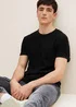 Denim Tom Tailor T Shirt With A Chest Pocket Black