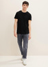 Denim Tom Tailor T Shirt With A Chest Pocket Black - 1030694-29999