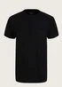 Denim Tom Tailor T Shirt With A Chest Pocket Black