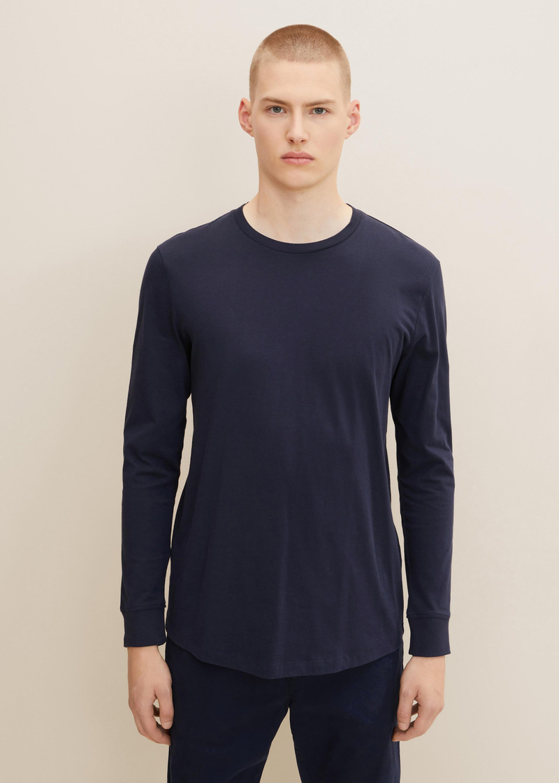 Tom Tailor Basic Long Sleeved Shirt - 1033022-10668