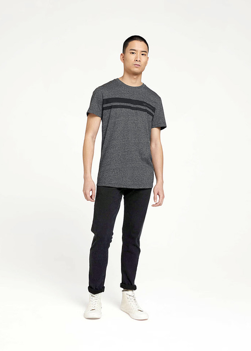 Denim Tom Tailor T Shirt With A Logo Print Black Non Solid - 1029965-10723