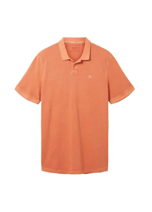 Denim Tom Tailor Polo Tee Soft Autumn Rust