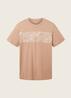 Tom Tailor T Shirt With Lettering Desert Fawn - 1036426-24048