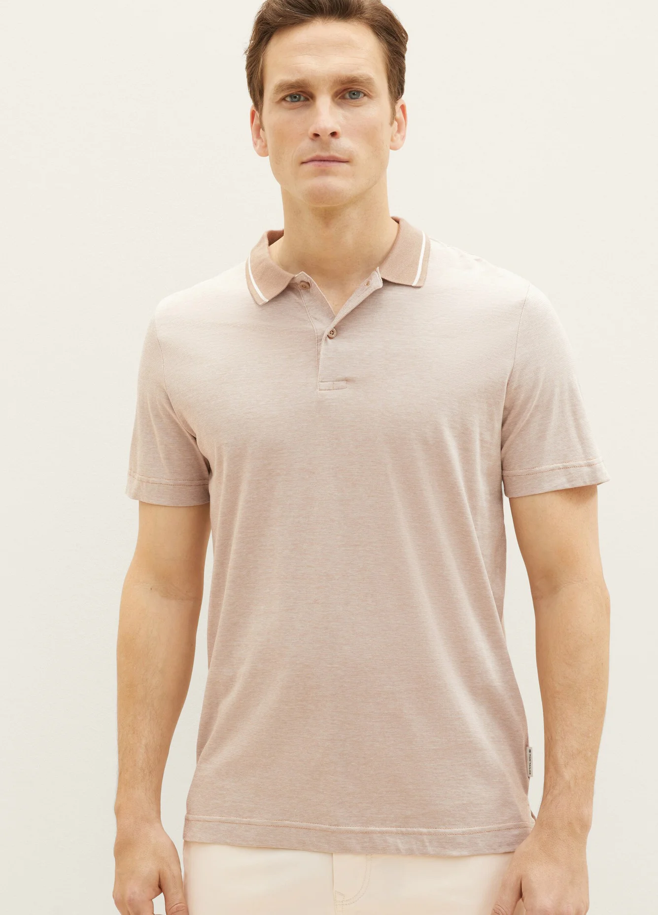 Tom Tailor Desert Fawn Tee White Stripes