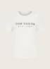 Tom Tailor T Shirt With A Print Whisper White
