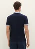 Tom Tailor Polo Shirt With A Logo Print Sky Captain Blue