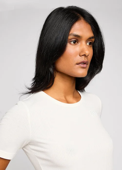 Lee Elbow Top Ecru