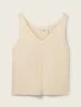 Tom Tailor V Neck Pullover Summer Beige