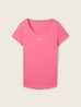 Tom Tailor Round Neck T Shirt Carmine Pink - 1042892-15799