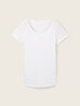 Tom Tailor Round Neck T Shirt White - 1042892-20000