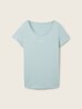 Tom Tailor Round Neck T Shirt Dusty Mint Blue - 1042892-30463