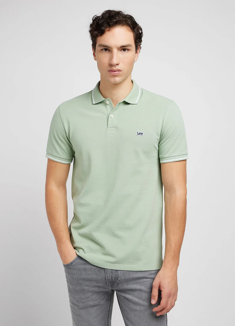 Lee Pique Polo Intuition Grey